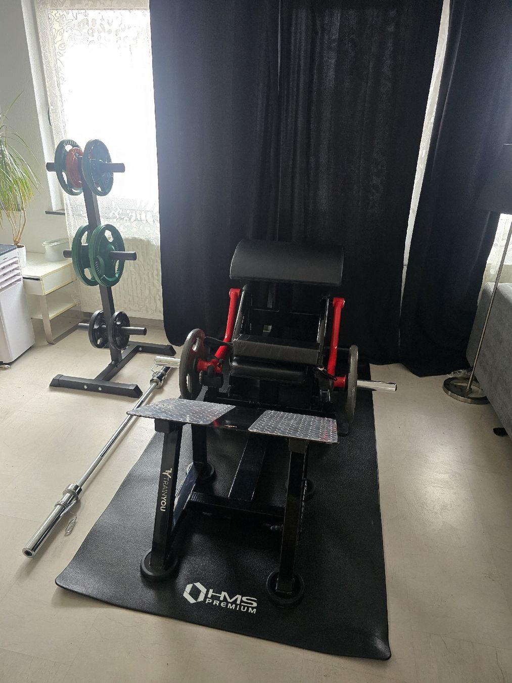 Hometrainer: Hip Thruster Steel-Flex mit Gewichten und Ständer – Usato da Derendingen venduto da S.Skorbi 2