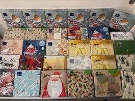 Neu Restposten Servietten div. Motive (30xPackungen)