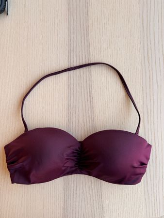 Bikini Oberteil Pflaume Gr. S Neuer Zustand / PINK