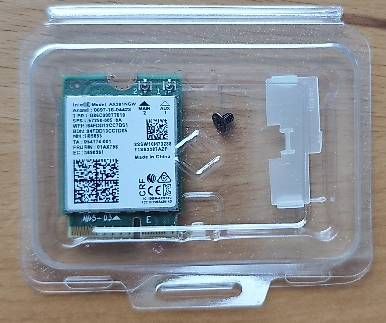 Unità & Adattatore: Intel WLAN Karte intern AX201 mit Bluetooth cnvi  – Usato da Brünisried venduto da com_qh88
