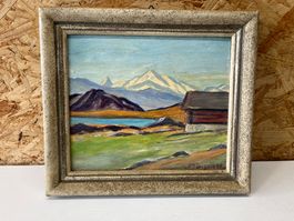 Aletschgebiet mit Matterhorn von F.J. Erismann    (ID S267)