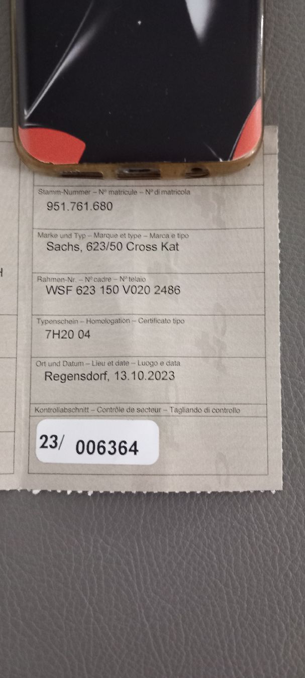 Sachs Ciclomotori: Mofa / Töffli Sachs 623/50 cross – Usato da Menzingen venduto da anaconda69 8