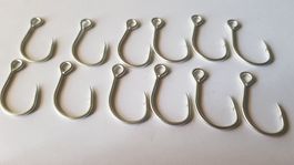 12x KUNSTKÖDER EINZELHAKEN SPOON-HAKEN