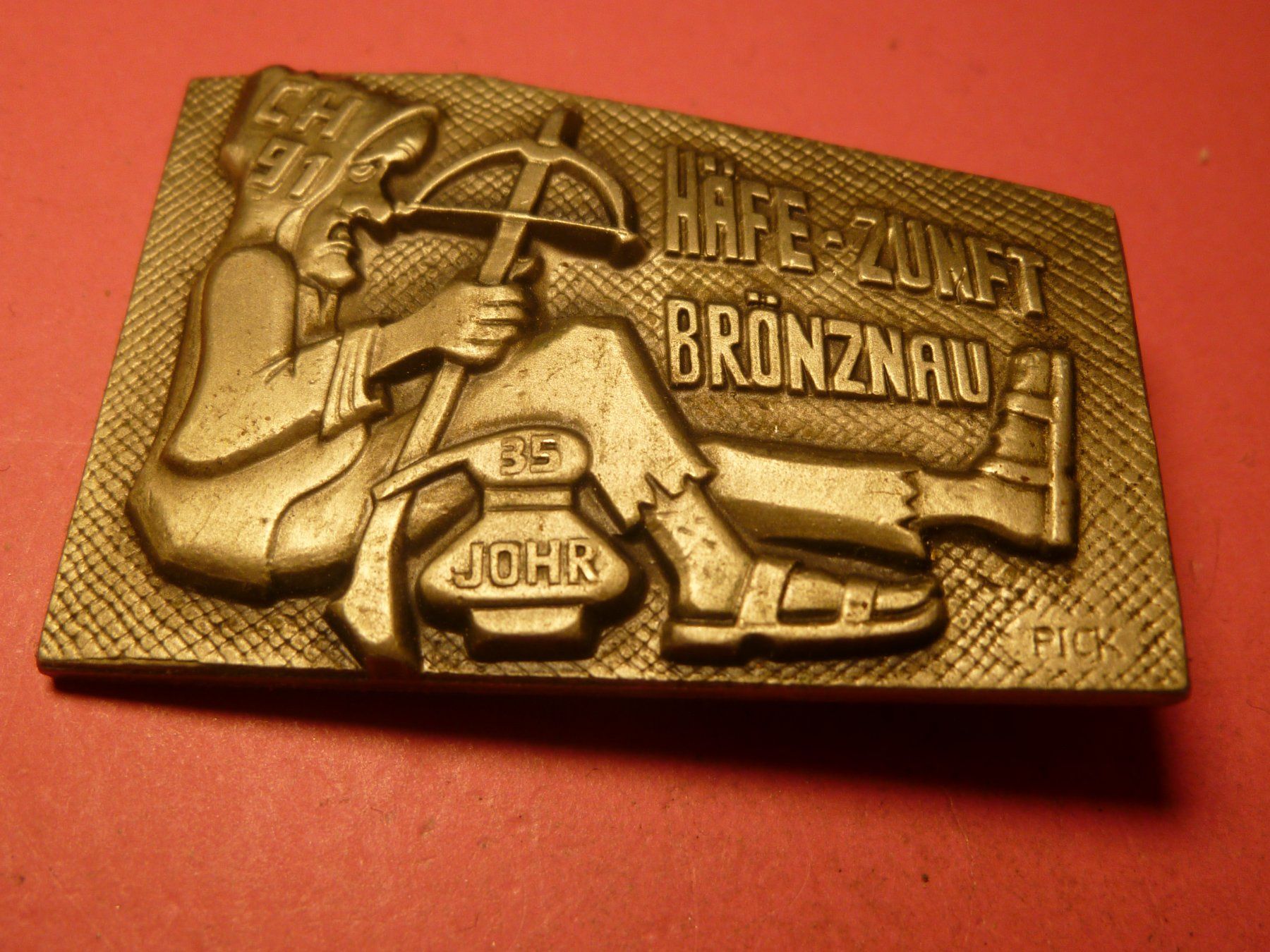 Placchette & Badge: BRÖNZNAU 1991 SILBER – Usato da Ried (Muotathal) venduto da Mandarin02