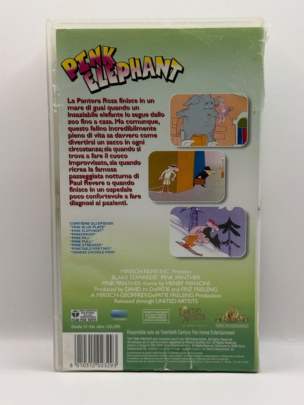 Tutti i VHS: Pink Elephant - La Pantera Rosa - VHS - Deutsch – Usato da Dietikon venduto da gab_qz7y 1