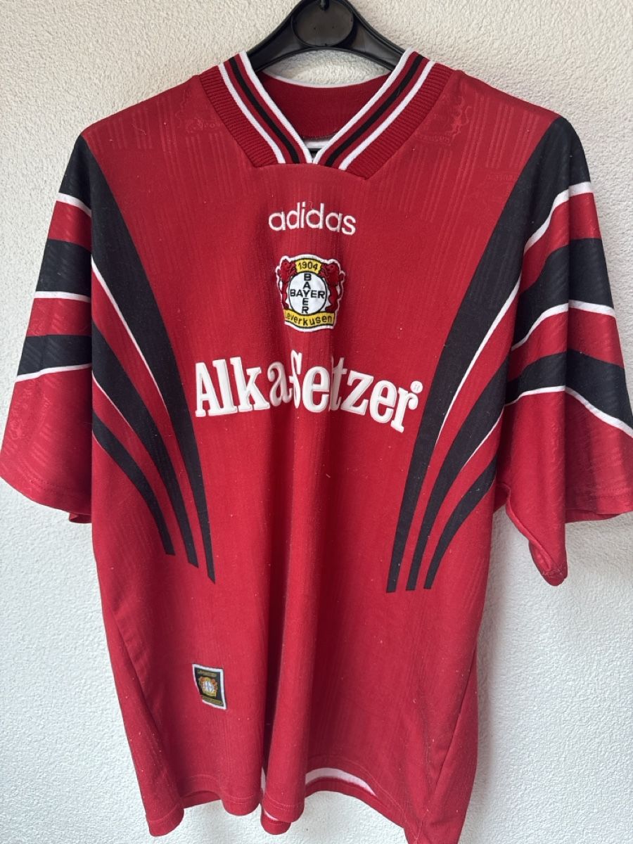 Canottiere & Pantaloni: Bayer Leverkusen Trikot – Usato da Gebenstorf venduto da Retroshirt