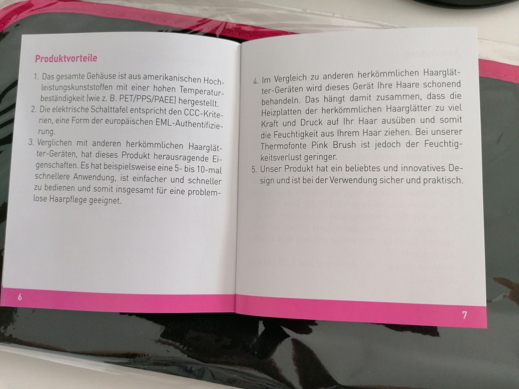 Altro per la cura dei capelli: HAARGLÄTTBÜRSTE THERM FONTE – Usato da Steinen venduto da kelli13 1