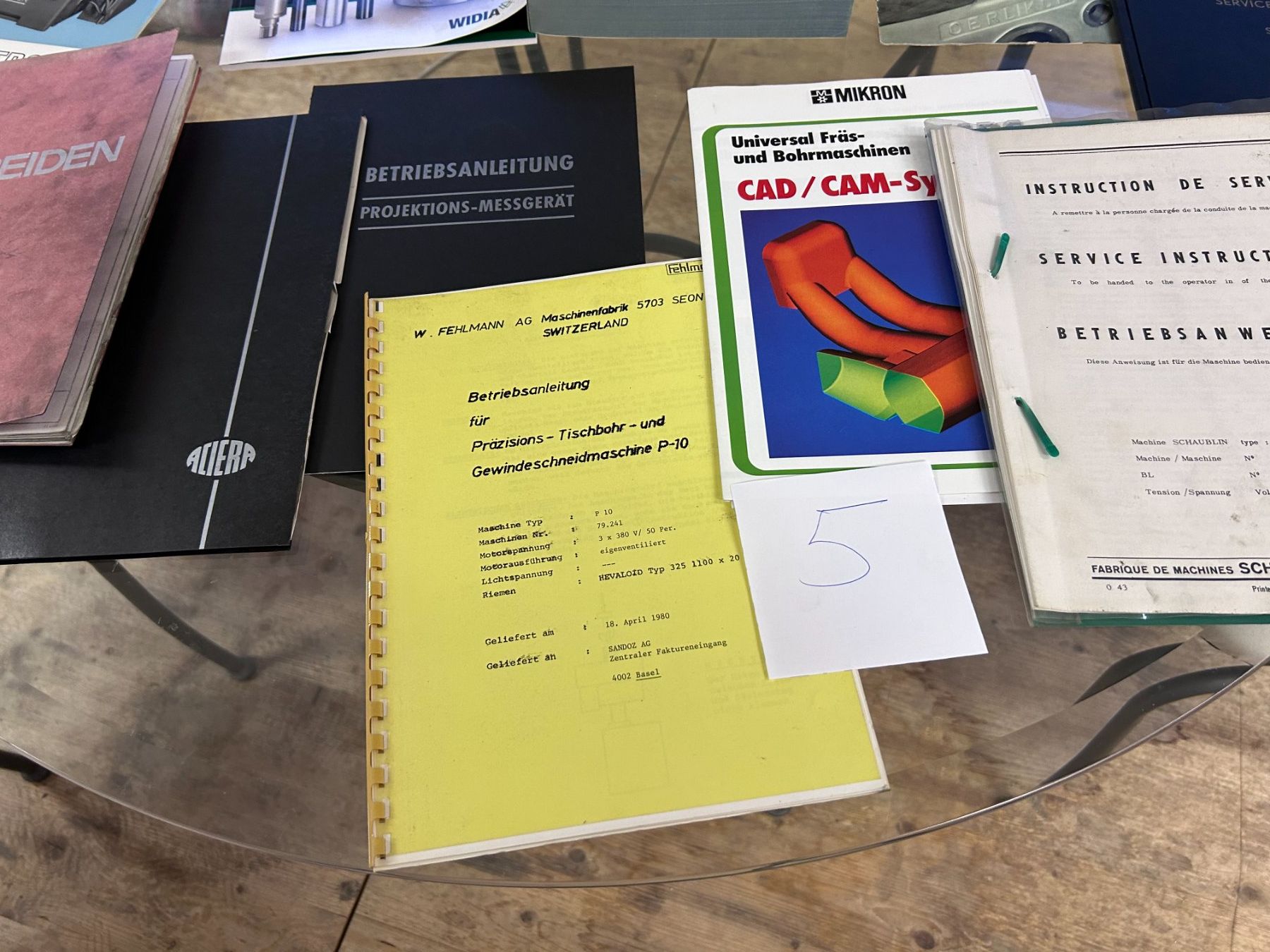 Alle Maschinen: Handbücher 5 – Gebraucht aus Münchenstein von fransch 8