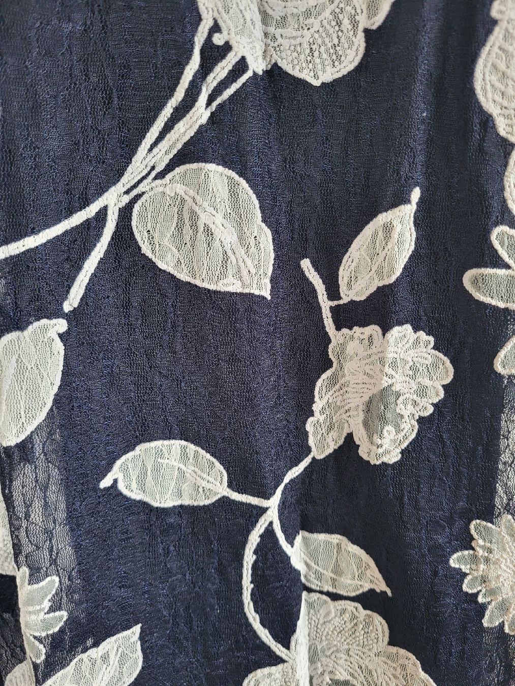 Phase Eight Vestiti: Robe longue de soirée Phase Eight bleue & fleurs - T.46 – Usato da Ursy venduto da Tchoupitchou 2