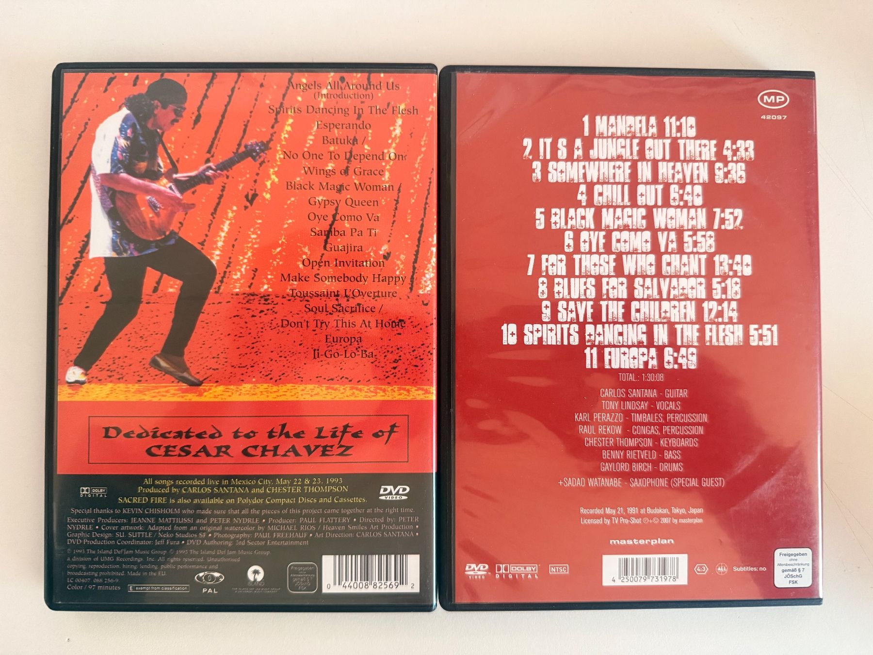 Tutti i DVDs: 2 X Santana DVD – Usato da Fehraltorf venduto da Djrog 1