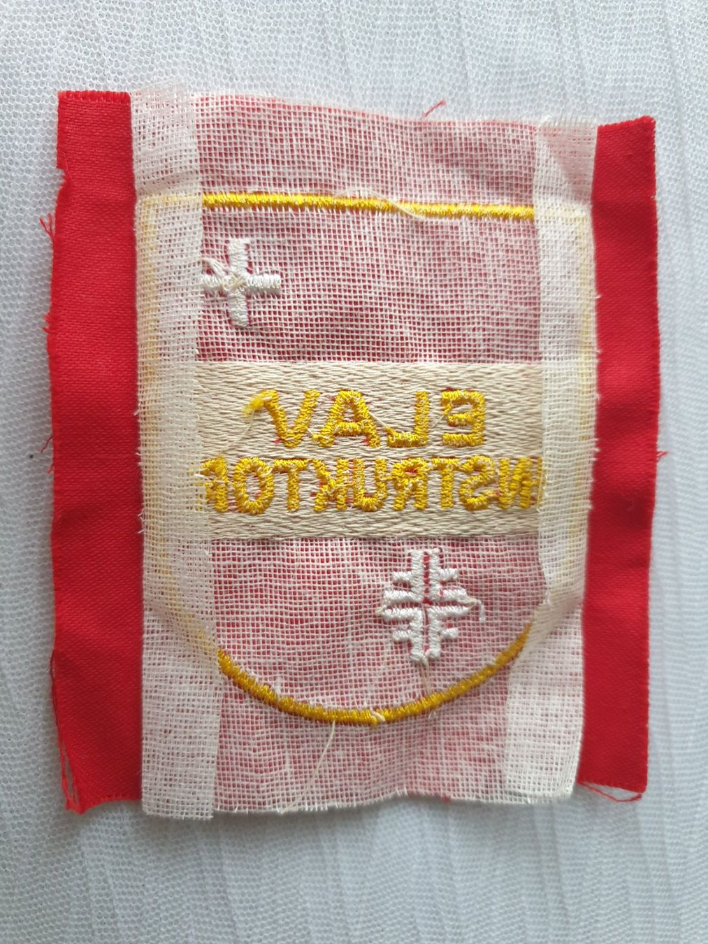 Placchette & Badge: Textil Emblem ELAV INSTRUKTOR – Usato da Mörschwil venduto da spirspi 1