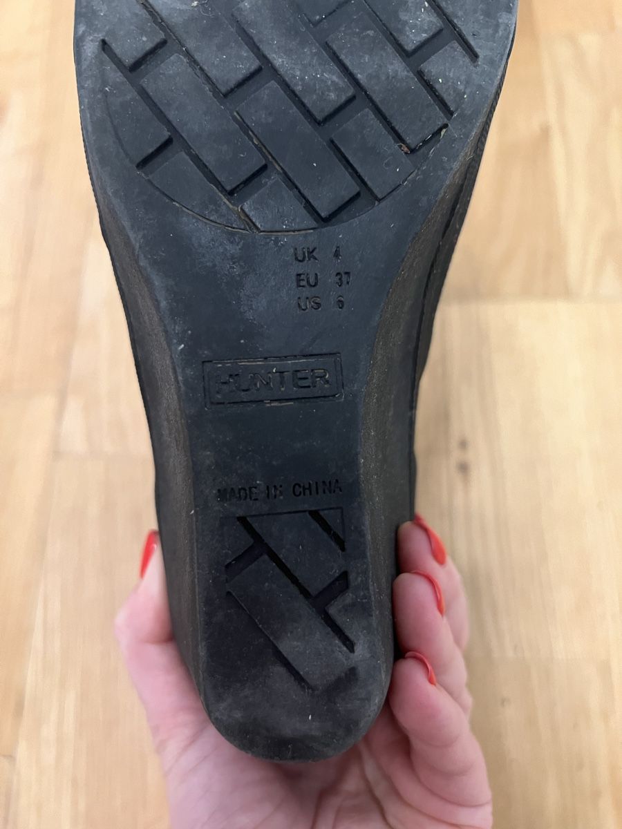 Hunter Scarpe da donna: Hunter Gummistiefel Ankle Rain Boots Grösse 37 – Usato da Ebmatingen venduto da dartim 4
