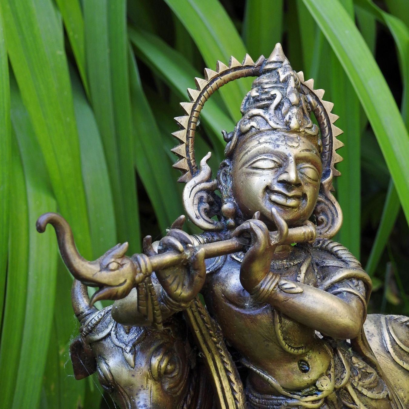 Skulpturen & Statuen: Bronze-Skulptur Krishna - 29 cm – Gebraucht aus Bischofszell von Bertsch8 2
