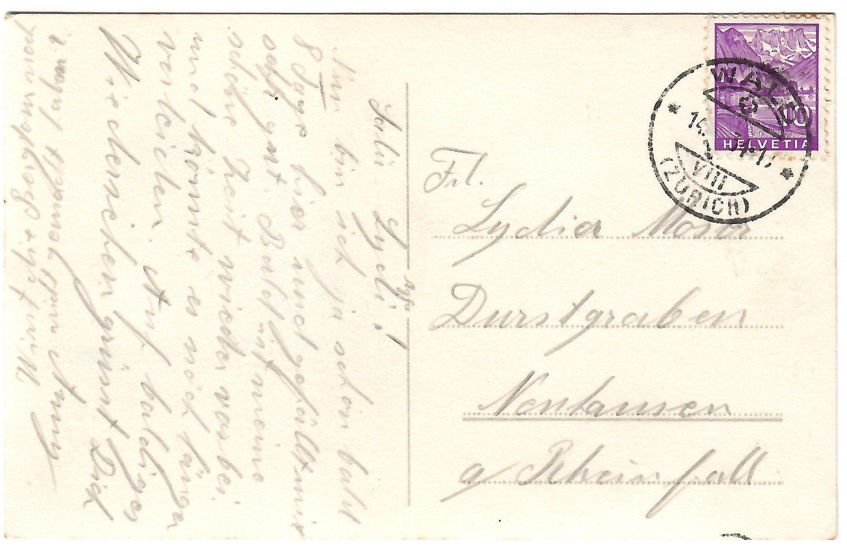 Cartoline postali: Ansichtskarte   Wald, Erholungsheim Tabor – Usato da Kerns venduto da etma3 1