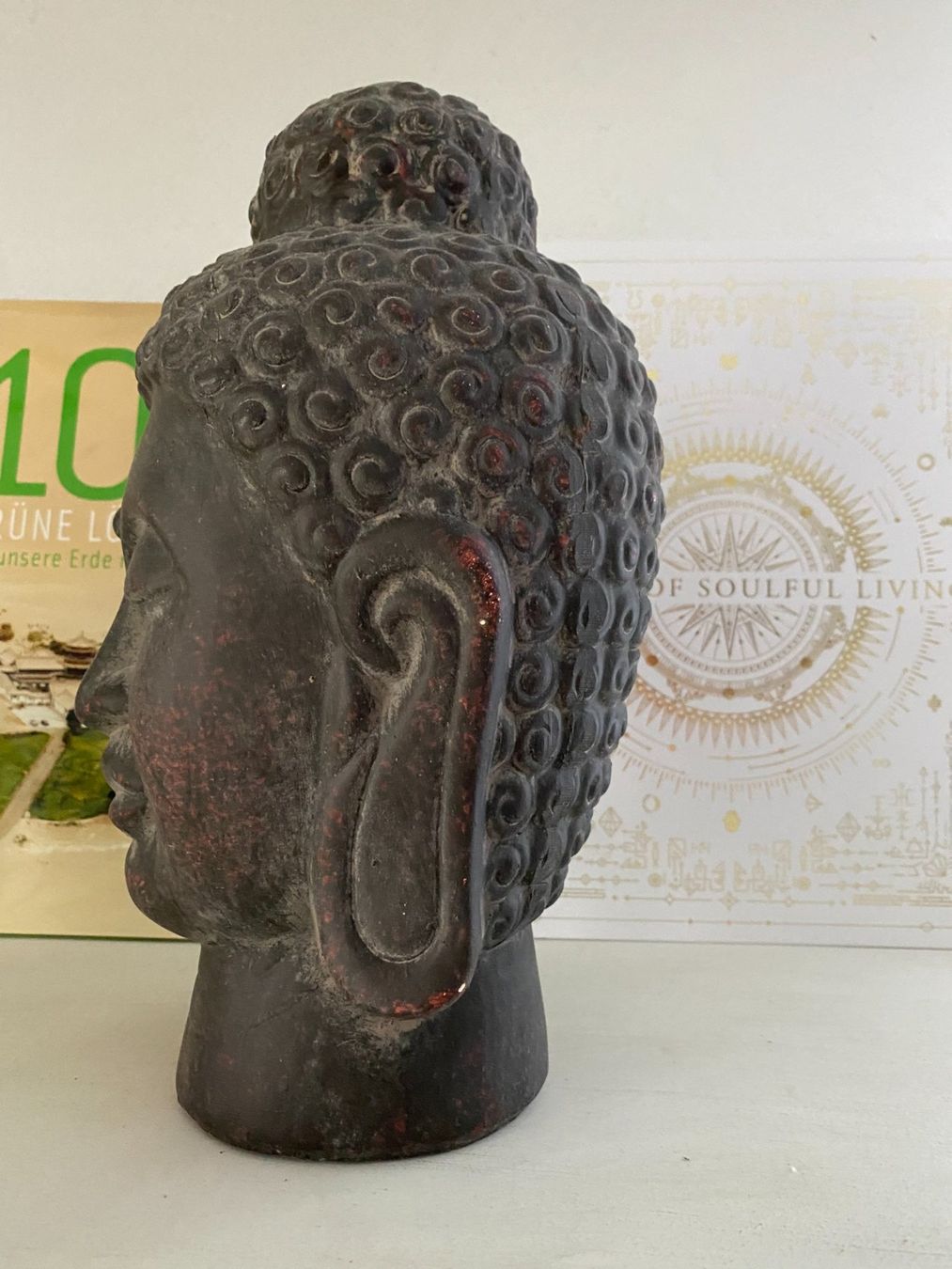 Sculture & Statue: Buddha Kopf – Nuovo e nell'imballaggio originale da Stetten SH venduto da bijoux18 3