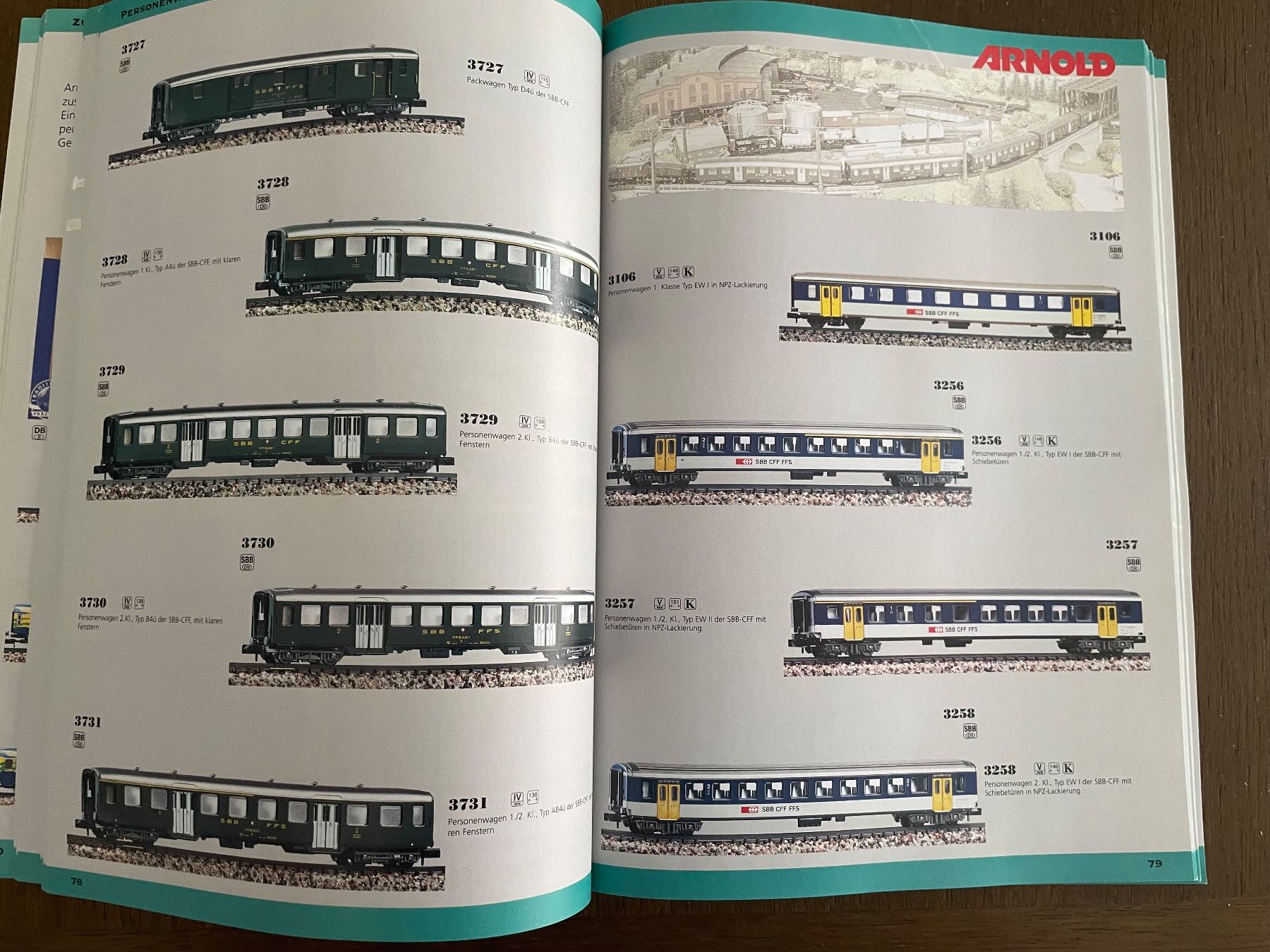 Arnold Modelleisenbahnen: ARNOLD Modelleisenbahn 1999 / 2000 – Gebraucht aus Rorschach von Karotten 4
