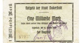 Duderstadt 1 Mrd.Mark 24.08.1923 SS++-VZ