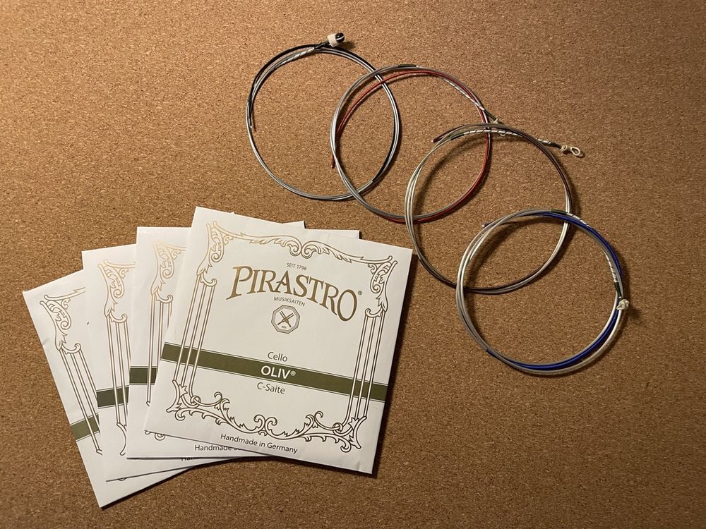 PIRASTRO Oliv Cello string C 36 Gut - Silver