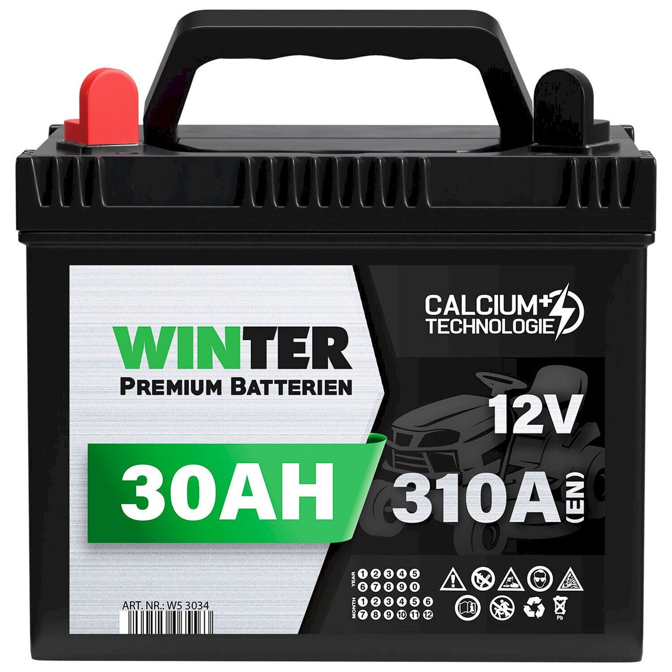 Batterien: WINTER Rasentraktor Batterie 30Ah – Neu und originalverpackt aus Bottighofen von zaap 1