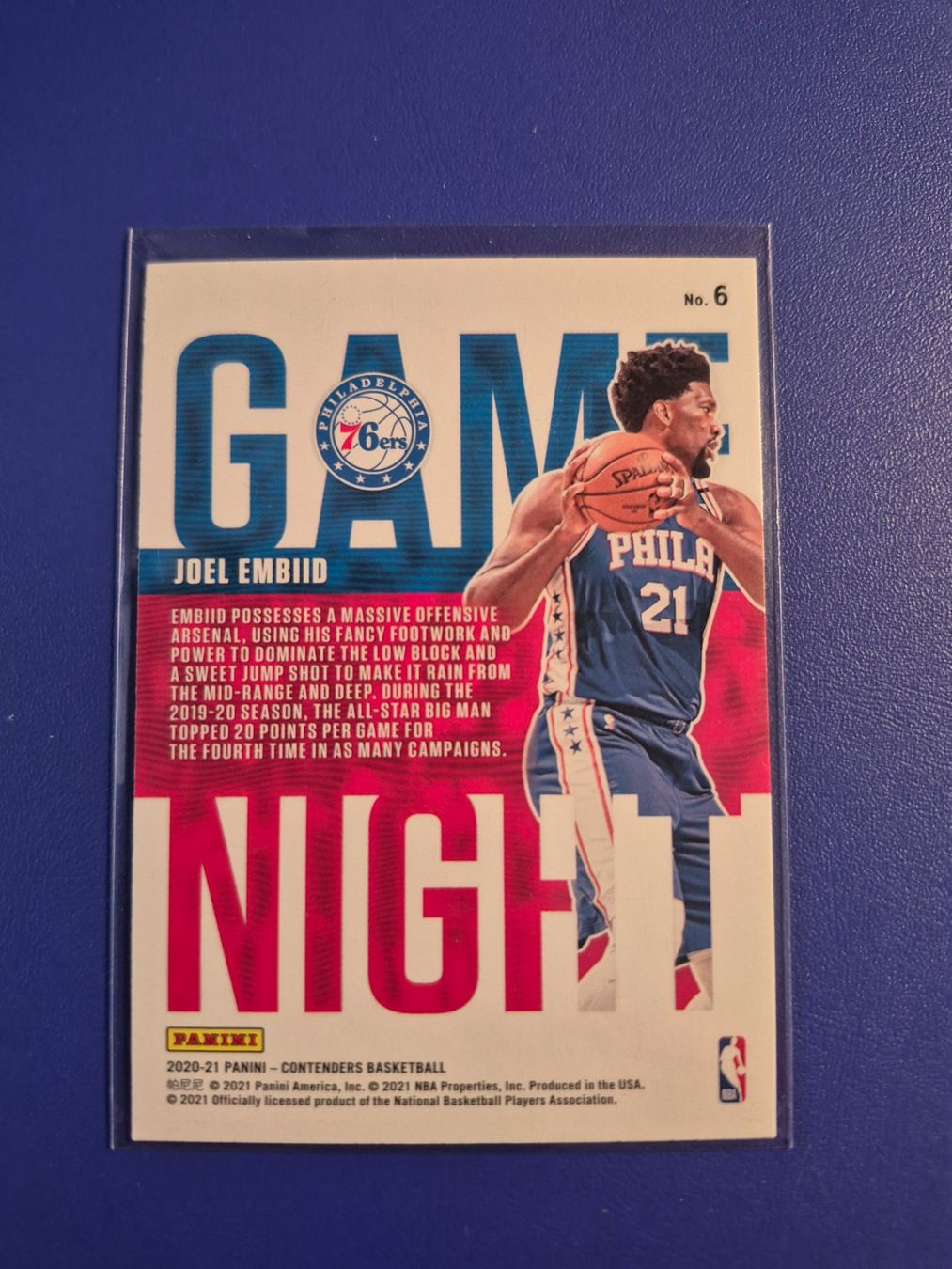 Panini Carte collezionabili: NBA Joel Embiid Philadelphia 76ers – Usato da Treiten venduto da Sauber73 1