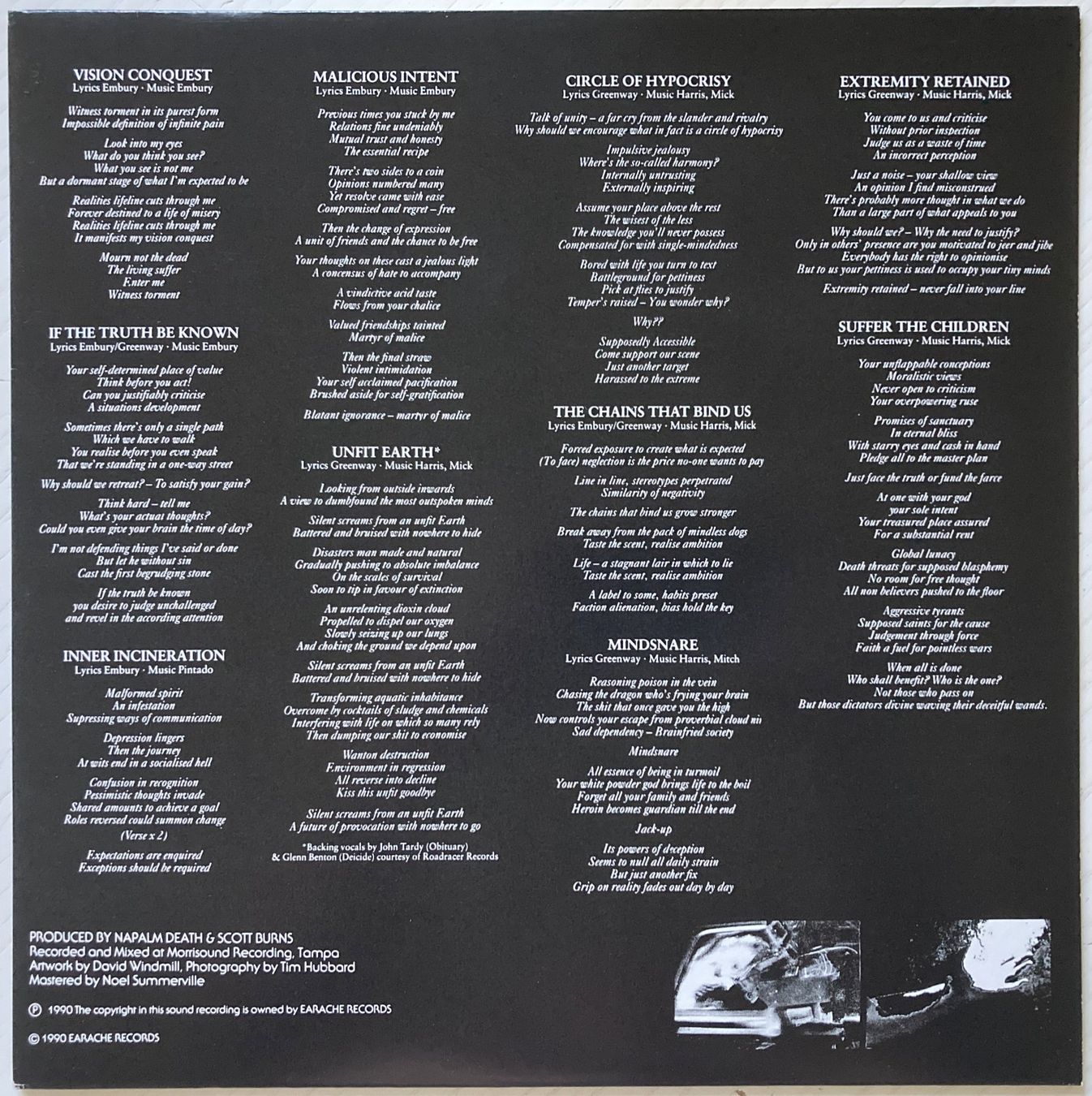 Dischi in vinile: NAPALM DEATH - HARMONY CURRUPTION – Usato da Bottens venduto da hotter-than-hell 3