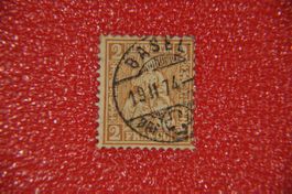 Sitzende Helvetia 37a gestempelt