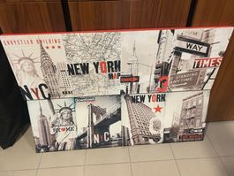 Tableaux décoratifs New York Paris occasion état bon