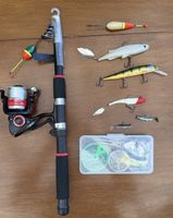 Angelset Neu mit Extra Ködern und Stahlvorfächern 