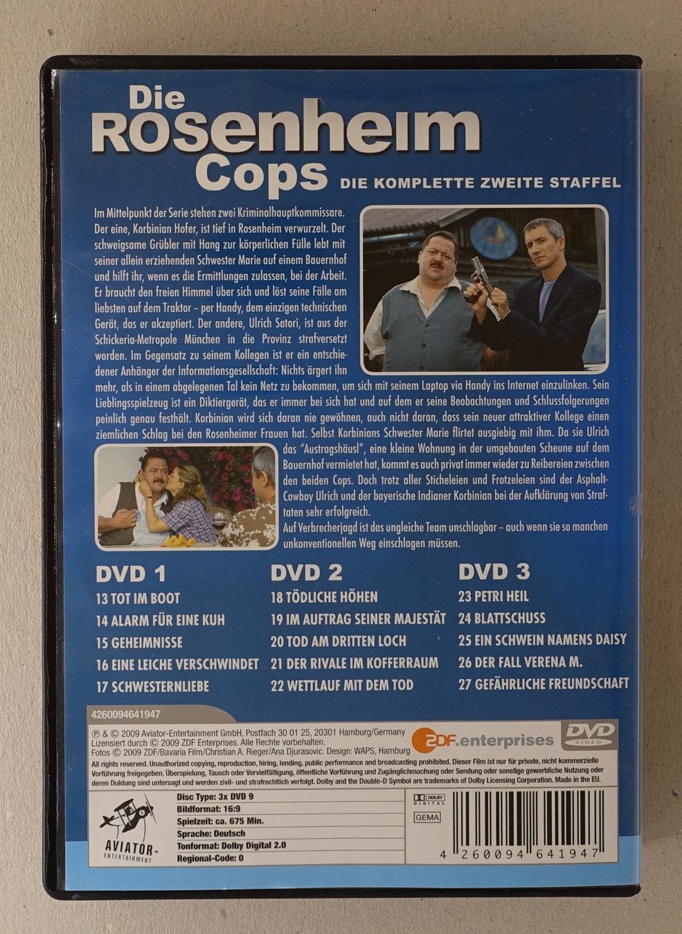Tutti i DVDs: Die Rosenheim Cops - Staffel 2 (3 DVDs) – Usato da Sessa venduto da fraenklishop 1