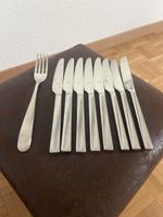 Besteckset 8 Messer 1 Gabel Edelstahl gebraucht