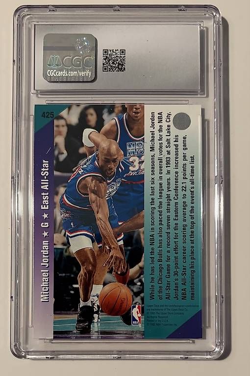 Nba Sammelbilder & Trading cards: 1992 Michael Jordan Upper Deck #425 - CGC 9 – Neu (gemäss Beschreibung) aus Savosa von Misch-M13 1