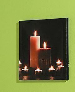 Posters & Illustrations: Leinwandbild mit LED Kerzen – Neuf avec emballage d'origine à Diepoldsau par preisparadies-ch 2