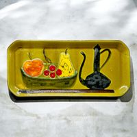 Vide-poche vintage PÖET-LAVAL en céramique années 1960/70