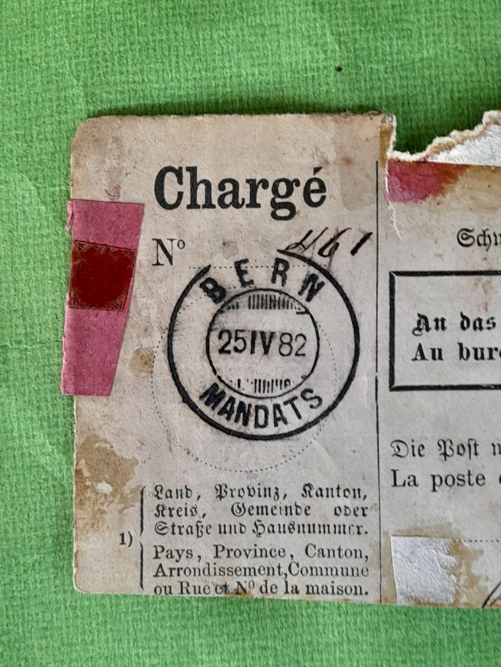 Tutti i francobolli: PTT Charge Postformular/Einzugsmandat(Brienz) – Usato da Aeschi b.Spiez venduto da 52__yhr6 1