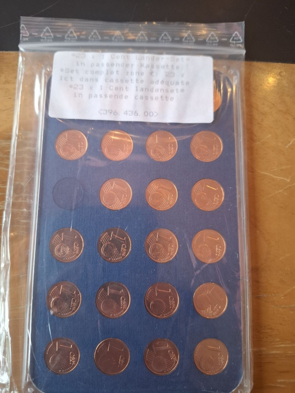 Alle Münzen: Komplette Euro-Cent-Sammlung,  Top Zustand – Neu und originalverpackt aus Oberegg von danni-1985