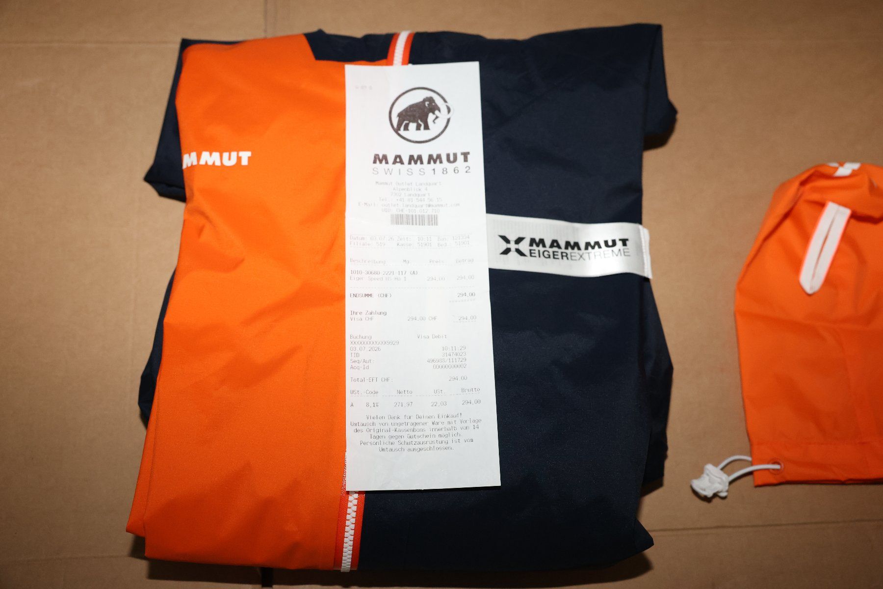 Mammut Jacken: Mammut Eiger Speed HS Hooded Jacket 2XL – Neu (gemäss Beschreibung) aus Zürich von Verkaufen-Schweiz 4