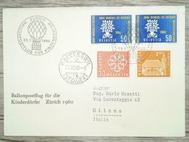 TR70 Carte Postale + Timbre Suisse 1960