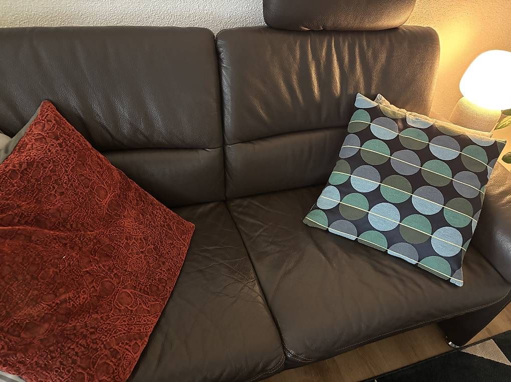 Divani: Ledersofa Braun 2er und 3er – Usato da Wauwil venduto da mimo85 2