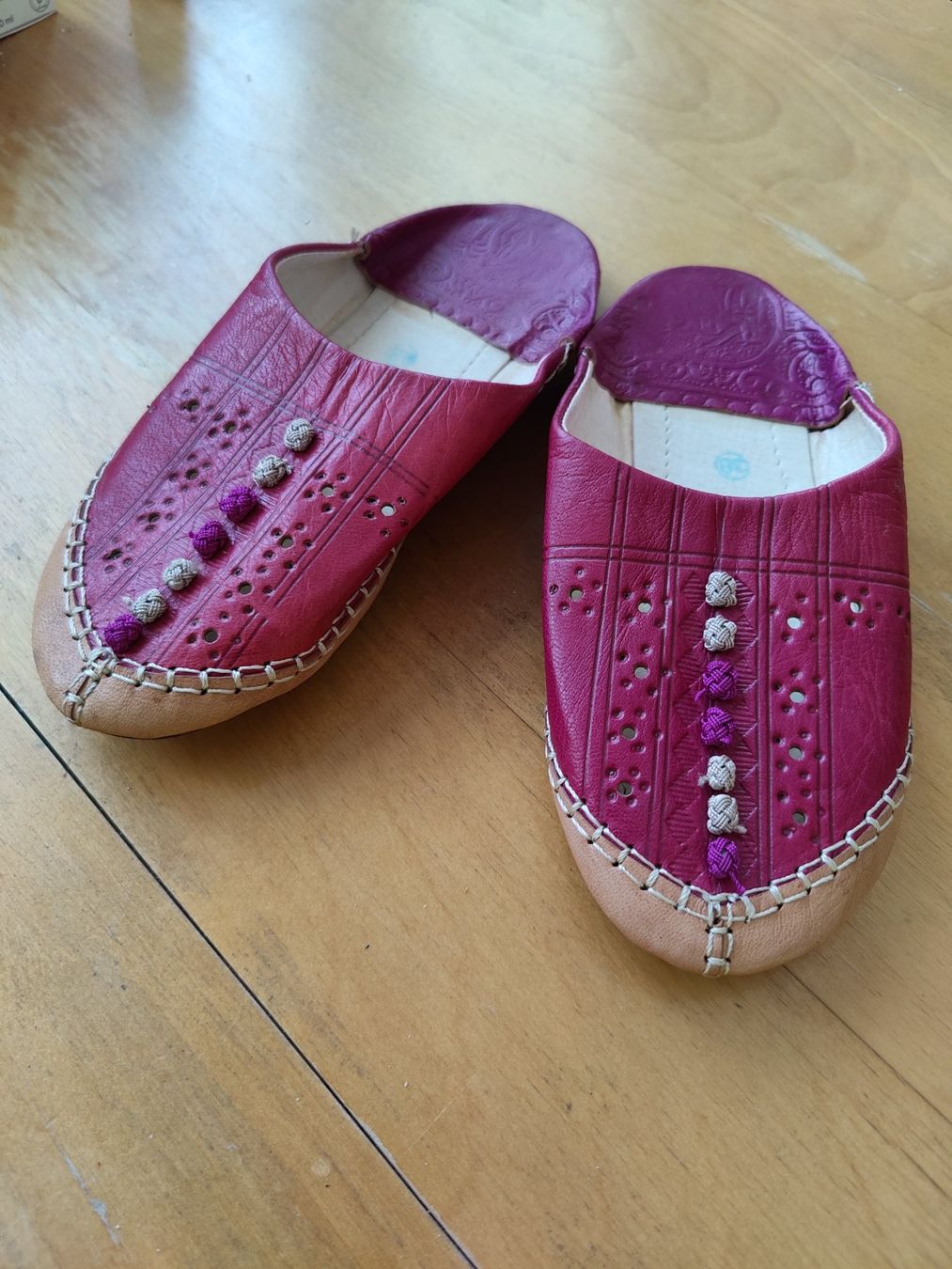 Bape Herrenschuhe: Neue Original Leder-Babouche aus Marokko – Neu (gemäss Beschreibung) aus Zuerich von Gygerss 3