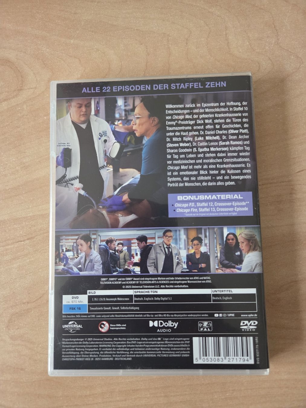 Tutti i DVDs: Chicago Med Staffel 10 Deutsch  – Nuovo (secondo la descrizione) da Winterthur venduto da katzen07 1