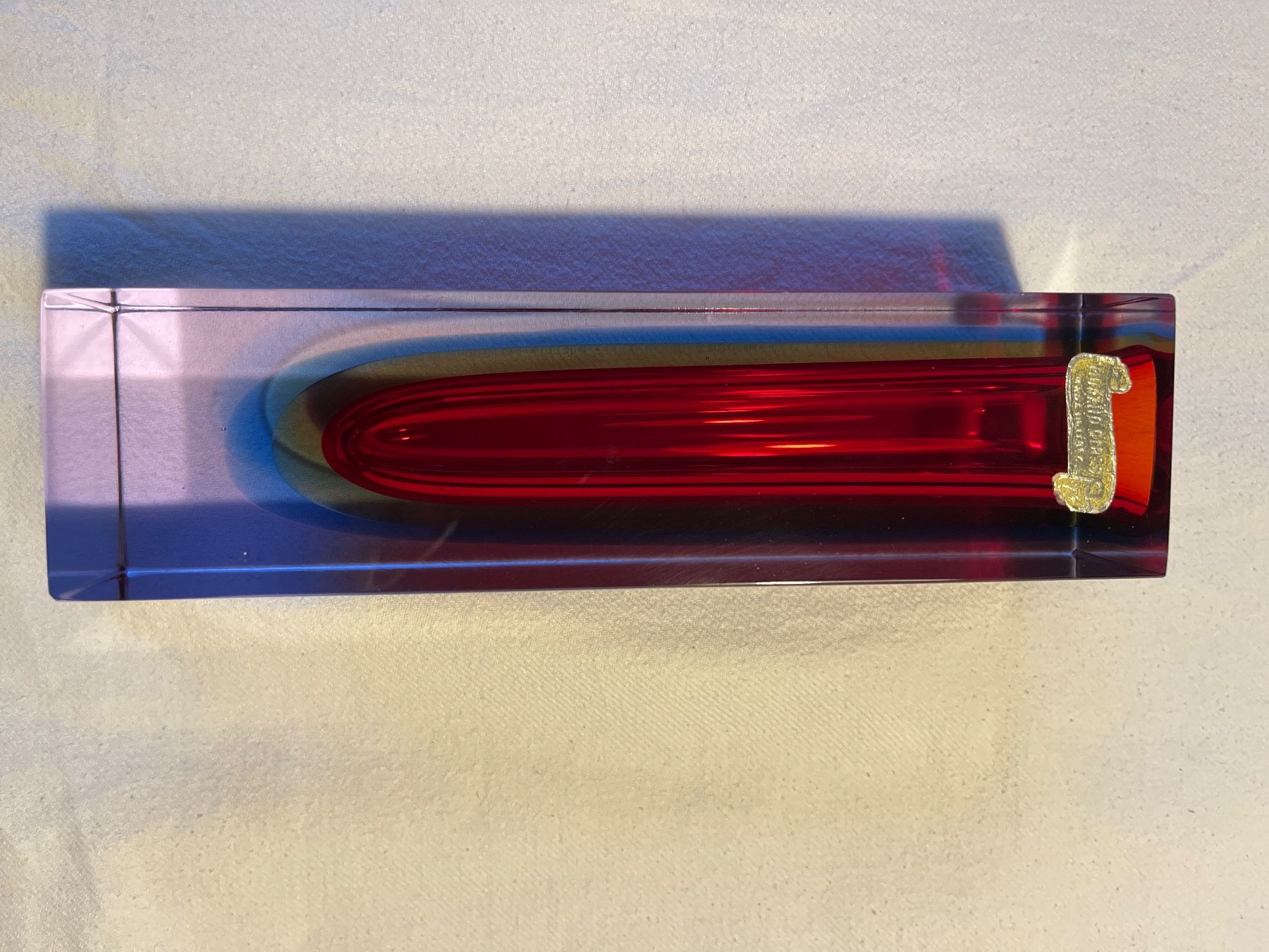 Murano Vasen & Gefässe: Murano Vase rot – Gebraucht aus Basel von metalltisch 6