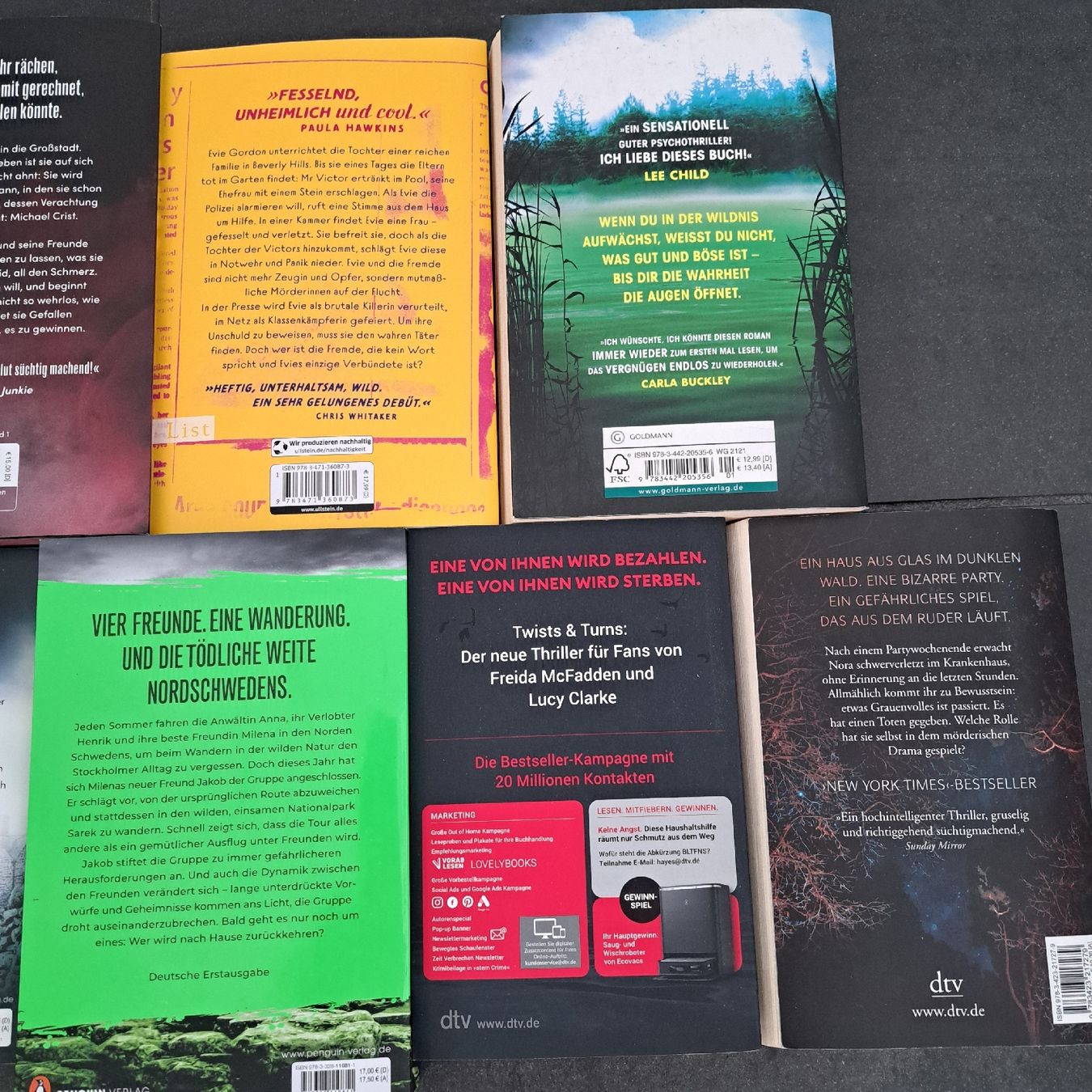 Altro in  Abbigliamento & Accessori: Bücherpaket 9 Bücher Thriller – Usato da Hochdorf venduto da Westin05 5