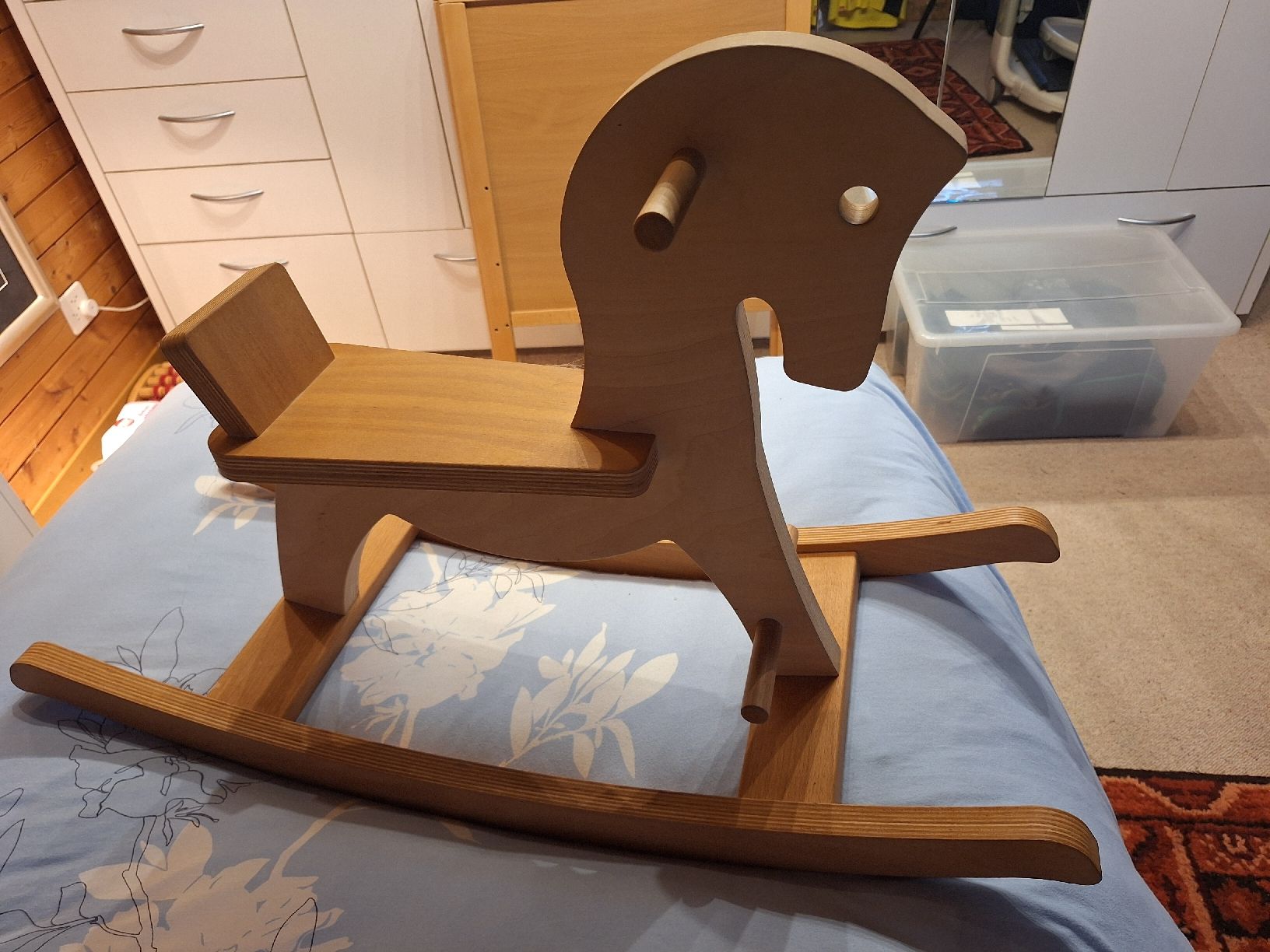 Altre altalene da giardino: Schaukelpferd aus Holz – Nuovo (secondo la descrizione) da obfelden venduto da claudia.horni 3