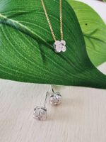 NEU - charmantes 3-teiliges SET mit echten Brillanten 18Kt.