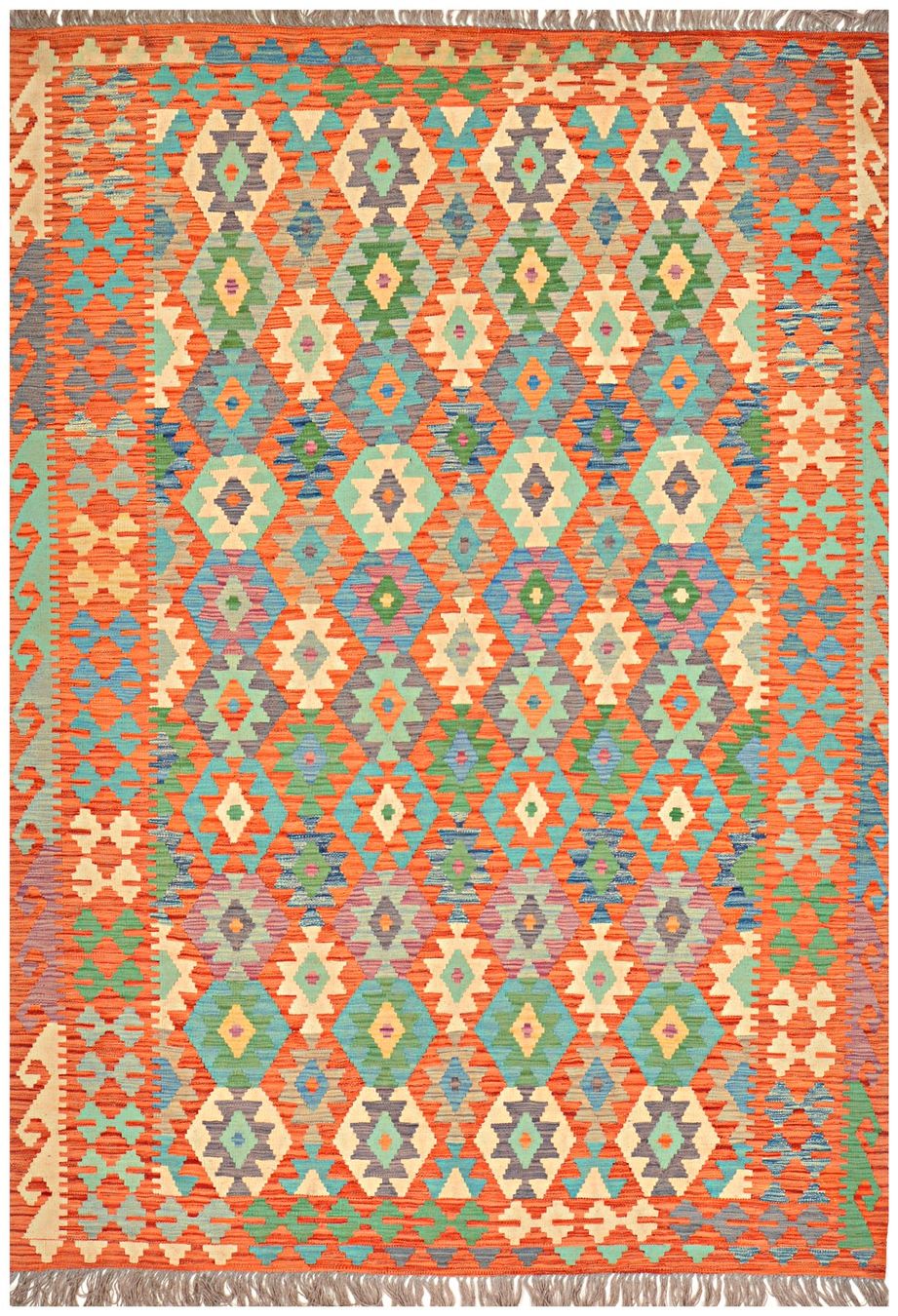 Kelim Tappeti: Oriente Afghan Kelim Teppich 200x300 cm – Nuovo e nell'imballaggio originale da Lahore venduto da Fairways79 1