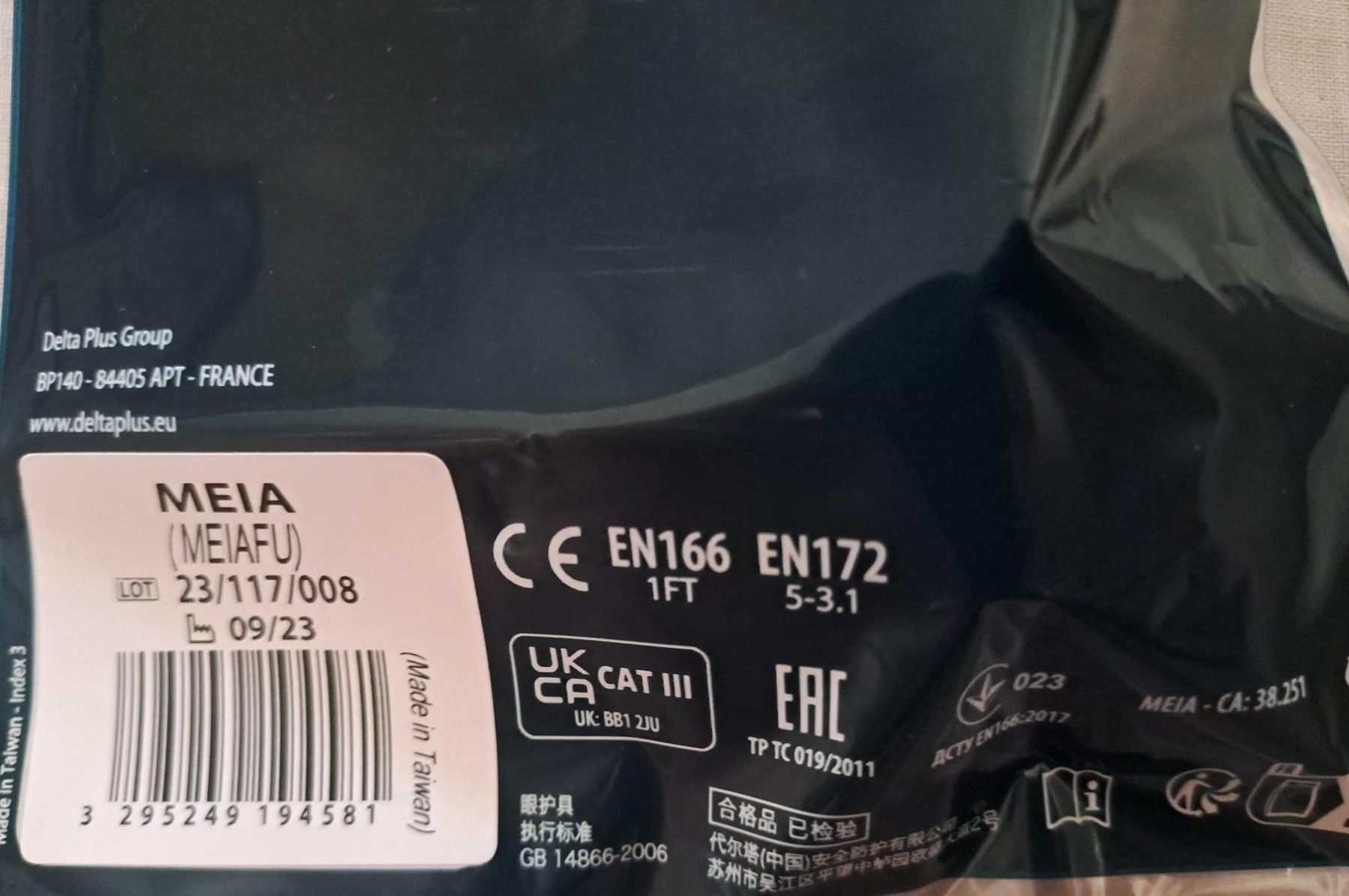 Occhiali & Lenti: Delta Plus MEIA SMOKE Schutzbrille – Nuovo e nell'imballaggio originale da Mellingen venduto da Tira86 3