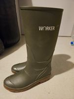 Gummistiefel Worker oliv Grösse 40
