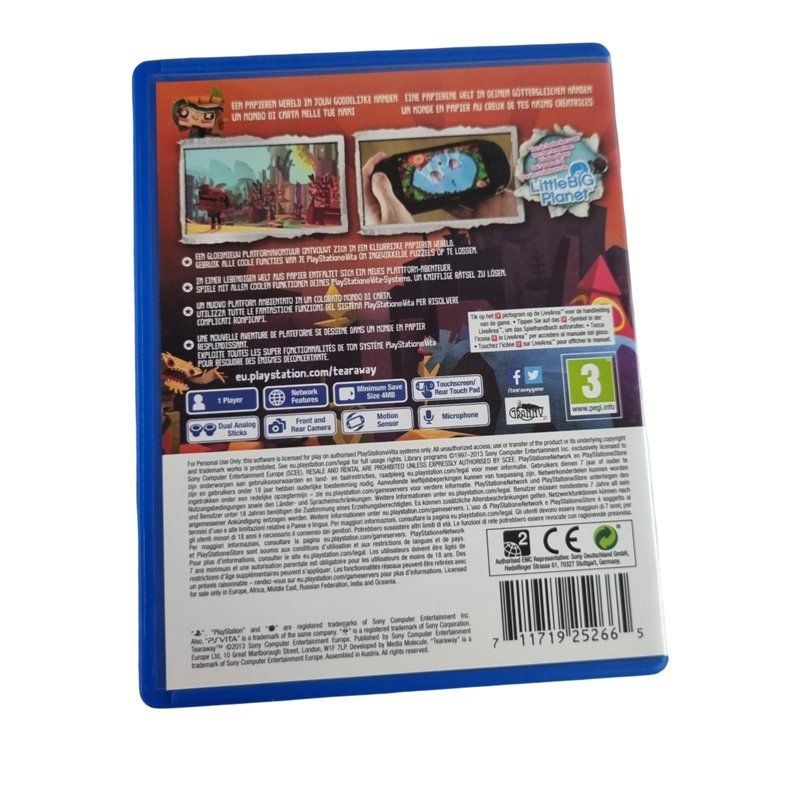 Sony Giochi: PLAY STATION VITA Tearaway – Usato da Wangen b. Olten venduto da Restwert_Wangen 1