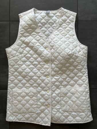 Gilet Steppweste weiss Grösse 42