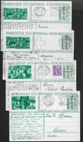 1934 vier BILD-BF Karten o 59b+60b+60c+60d top selten ab 1.-